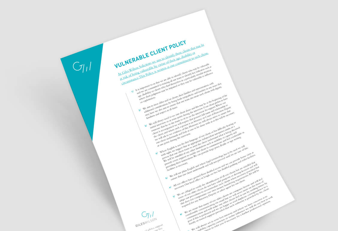 Vulnerable client guide