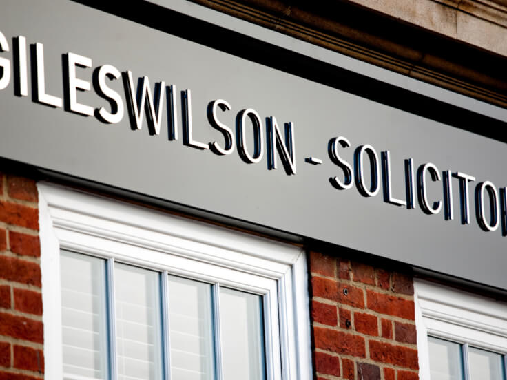 Giles Wilson signage