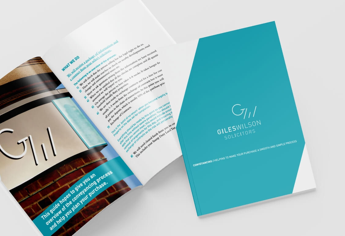 Perfect binding brochure mockup